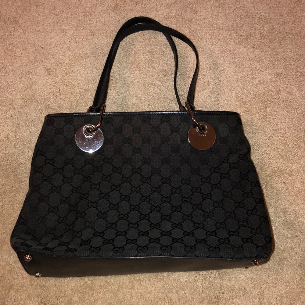 Gucci Eclipse partitioned tote